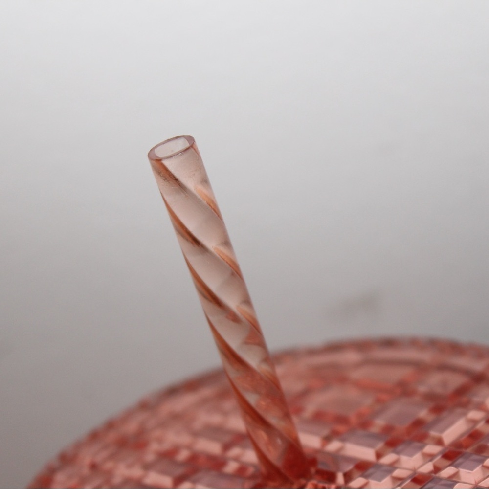 Starbucks 2021 Holiday Jeweled Studded Rose Gold 24oz Tumbler Cold Cup - Picture 4 of 6